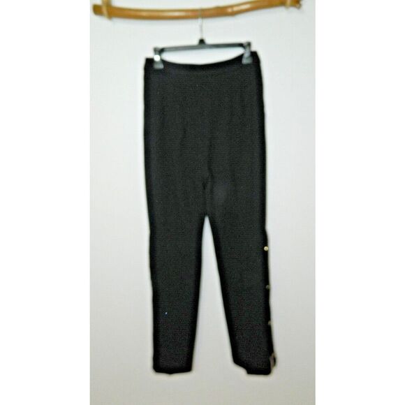 Brogger Pants Women's Size Small Black Wool Fly Away Snaps on the Hem - Picture 10 of 12